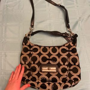 Medium-Large crossbody Coach bag.